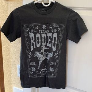 Grey Texas Rodeo graphic T-Shirt
